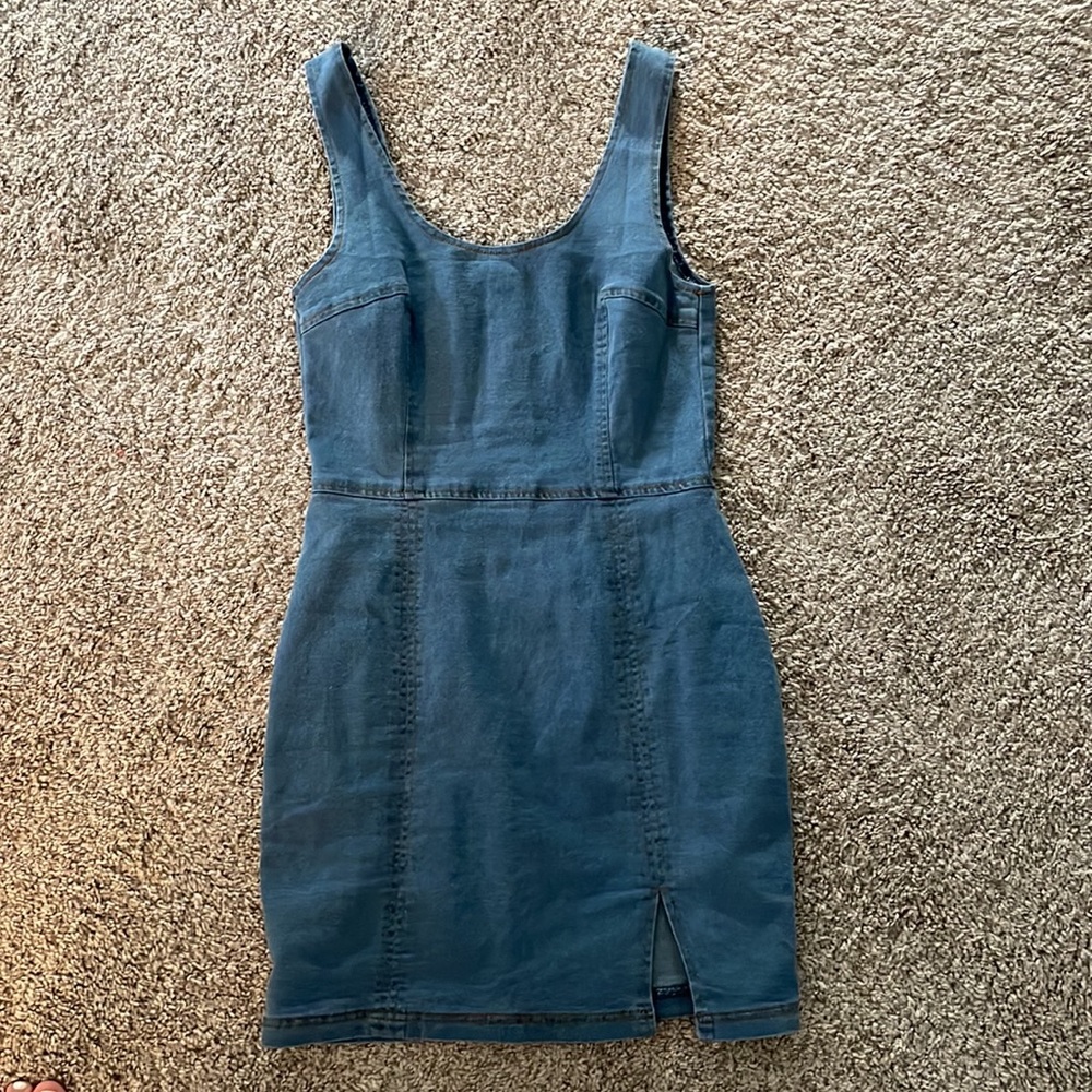 Denim Bodycon Dress - NEVER WORN